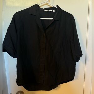 (3 for $30) Uniqlo Button Down Linen Tee